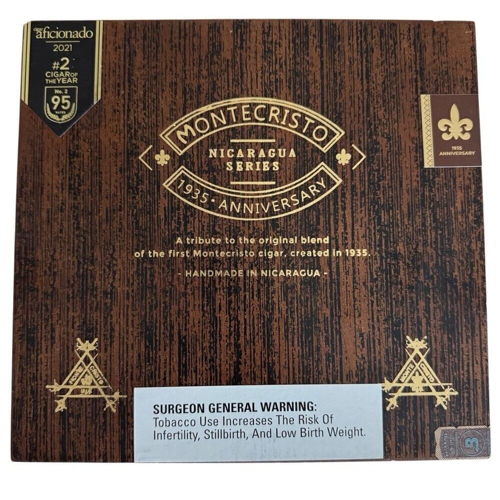 Montecristo Churchill 1935 Anniversary Empty Cigar Box